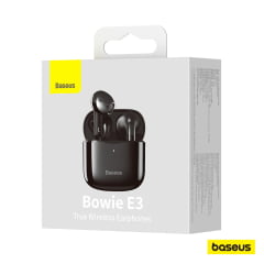 Fone Bluetooth Bowie E3 TWS Preto Baseus NGTW080001