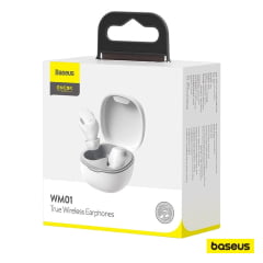Fone Bluetooth Encok WM01 TWS Branco Baseus