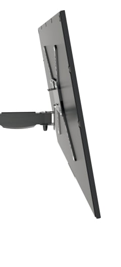 Suporte para TV 14" a 56" Preto Organizador de Cabos STPA 46 PR Multivisão