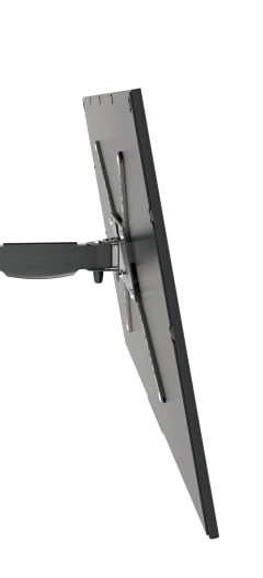 Suporte para TV 14" a 56" Preto Organizador de Cabos STPA 46 PR Multivisão