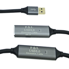 Cabo Extensor USB 3.0 Amplificado 15 Metros
