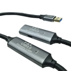 Cabo Extensor USB 3.0 Amplificado 30 Metros