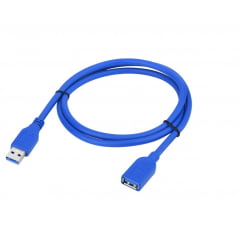 Extensão USB 3.0 1,5 Metros Azul 