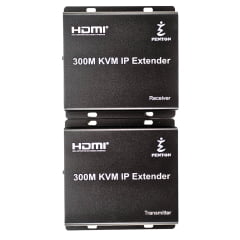 Extensor HDMI 300 Metros Com IP e KVM 1080p