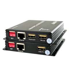 Extensor HDMI 300 Metros Com IP e KVM 1080p