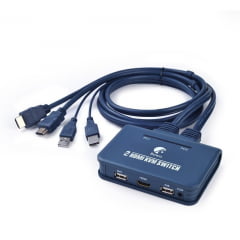 KVM HDMI 2 Portas com USB