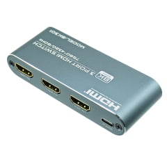 Switch HDMI 2.1 8K 60Hz 3 Portas