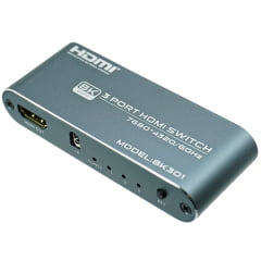 Switch HDMI 2.1 8K 60Hz 3 Portas